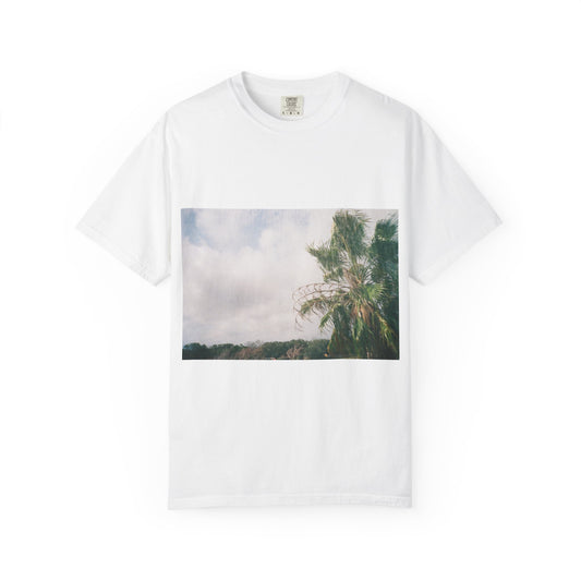 Palm Photo T-Shirt — Vintage Tropical Landscape Tee
